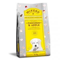 McKerk Puppy Maxi Chicken & Apple szaraz kutyatap 12 kg.png