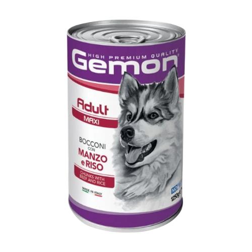 Gemon Maxi Adult kutyakonzerv marha es rizs 1250 g.jpg