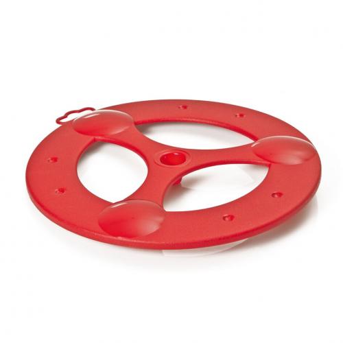 Georplast kor alaku frizbi kutyaknak 23,5 cm (piros).jpg