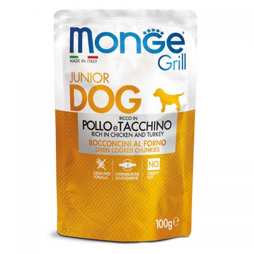 Monge Grill Junior alutasakos eledel csirkes es pulykas 100 g.jpg