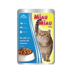 Miau Miau lazacos alutasakos eledel felnott cicaknak 100 g.jpg