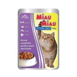 Miau Miau csirkes alutasakos eledel felnott sterilizalt cicaknak 100 g.jpg