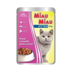 Miau Miau csirkes alutasakos eledel junior cicaknak 100 g.jpg