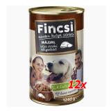Fincsi kutyakonzerv májas 12x1240 g