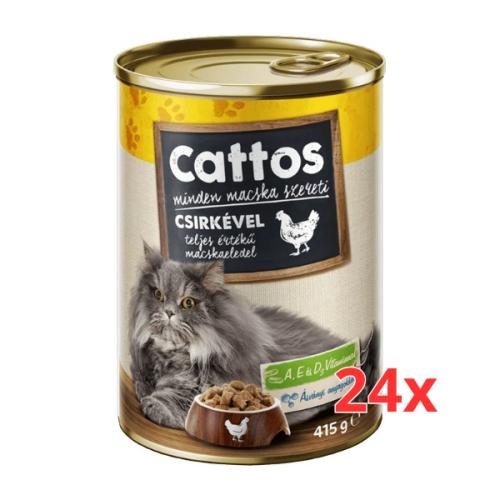 Cattos macska konzerv csirkes 24x415 g.jpg
